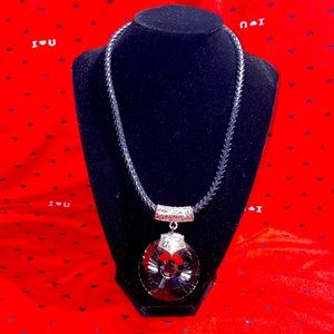 Park Lane Faux Leather Strap Necklace